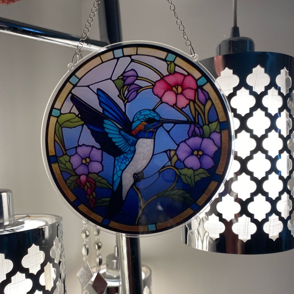🟣2 for $25🟣 humming bird hanging window decor indoor - Picture 3 of 5
